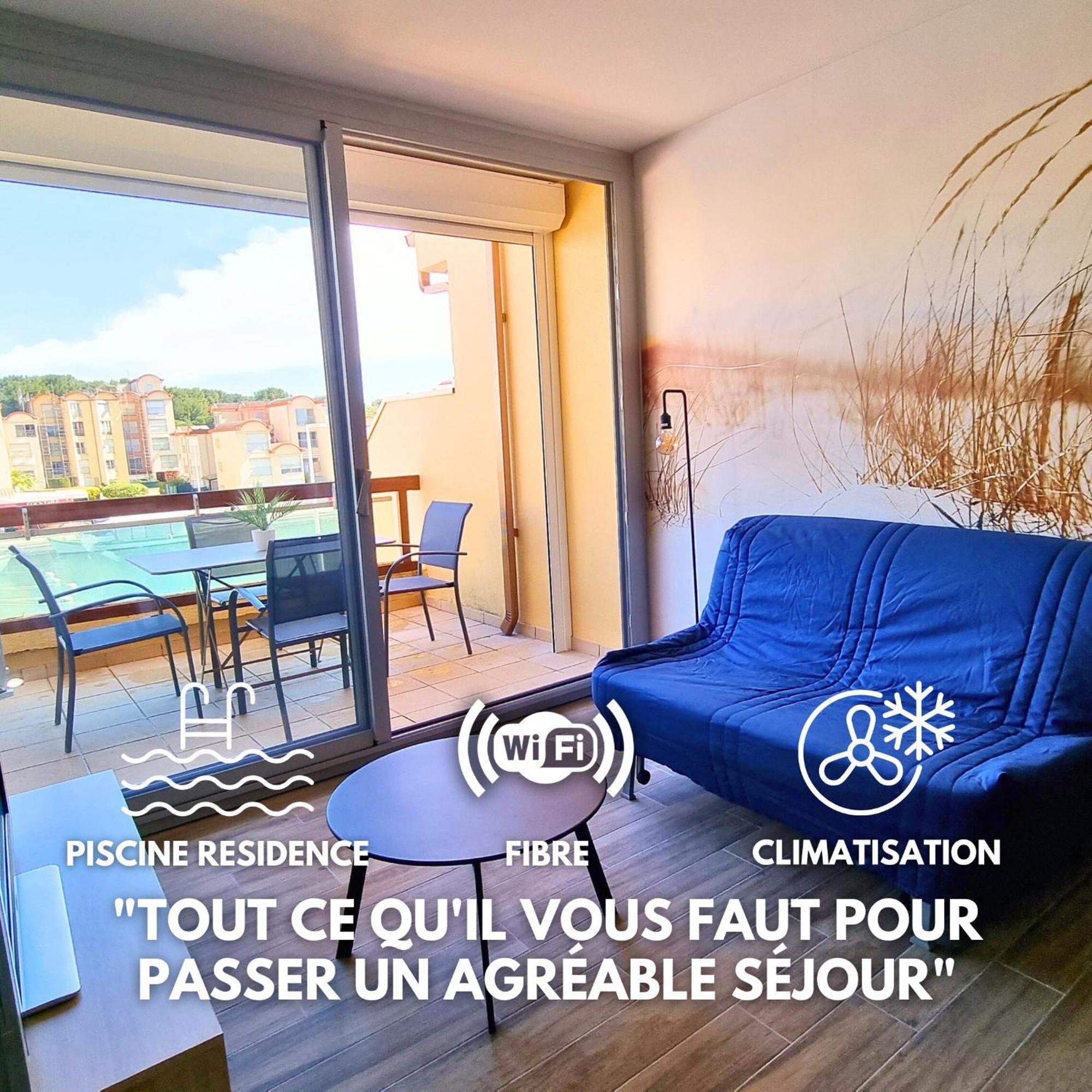 Magnifique Studio Sur Le Port De Груисан Екстериор снимка